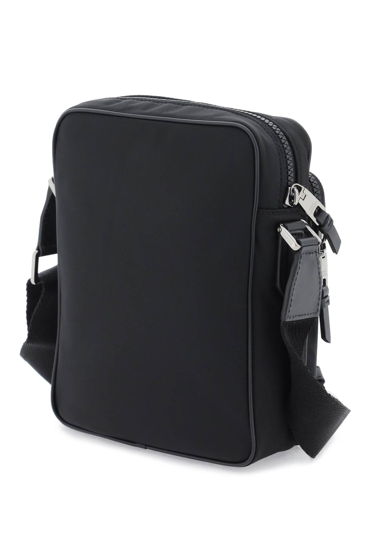 Shop Dolce & Gabbana Nylon Crossbody Bag In Black