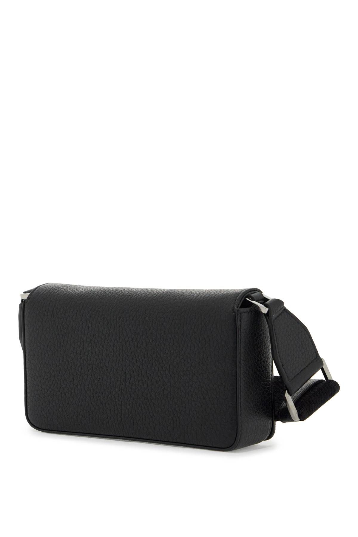 Shop Dolce & Gabbana Mini Leather Crossbody Bag With Shoulder Strap. In Metallic