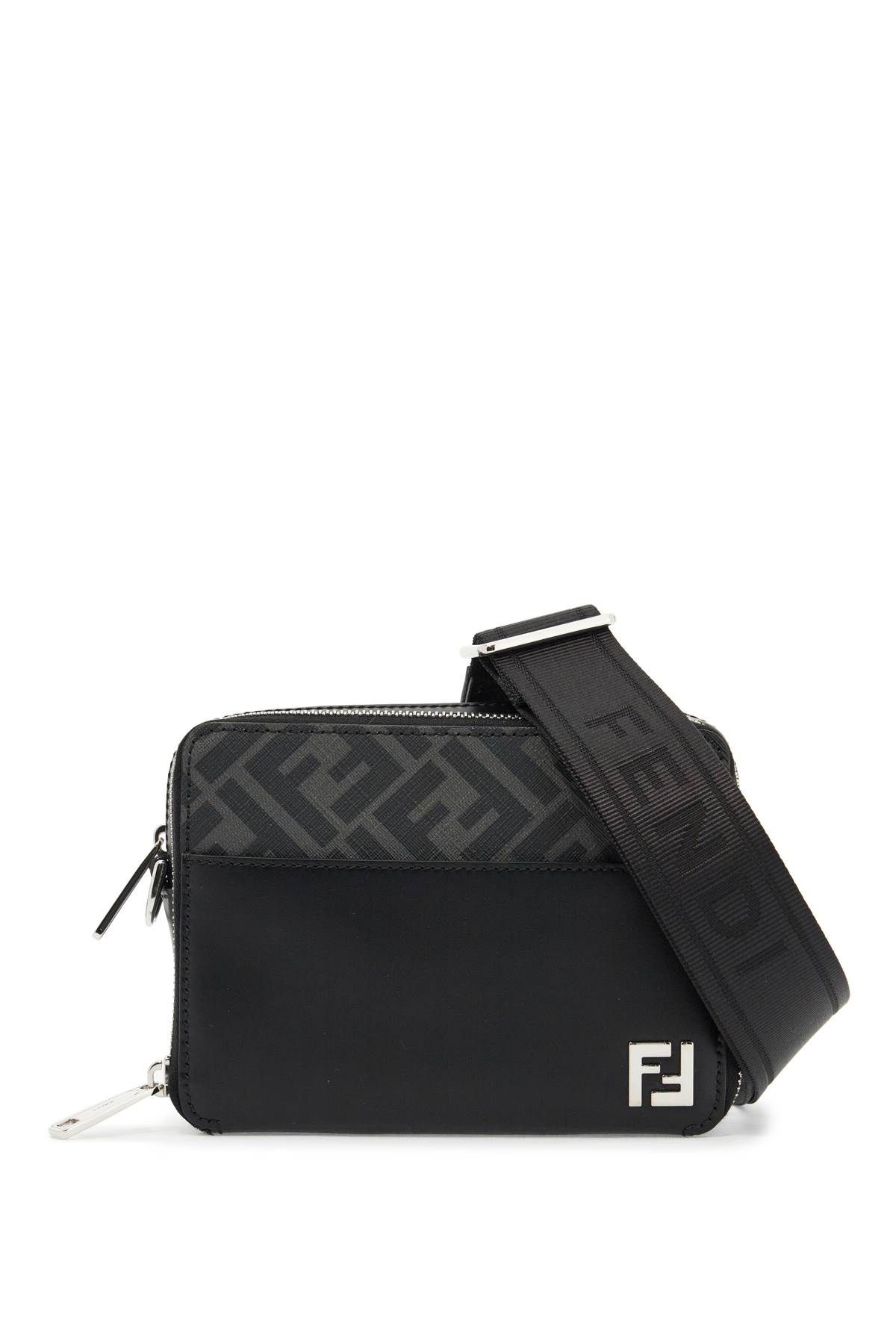 Shop Fendi Square Camera Bag Organizer For Storage In Black