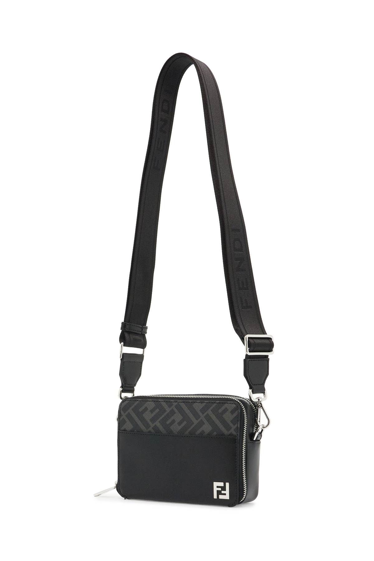 Shop Fendi Square Camera Bag Organizer For Storage In Black