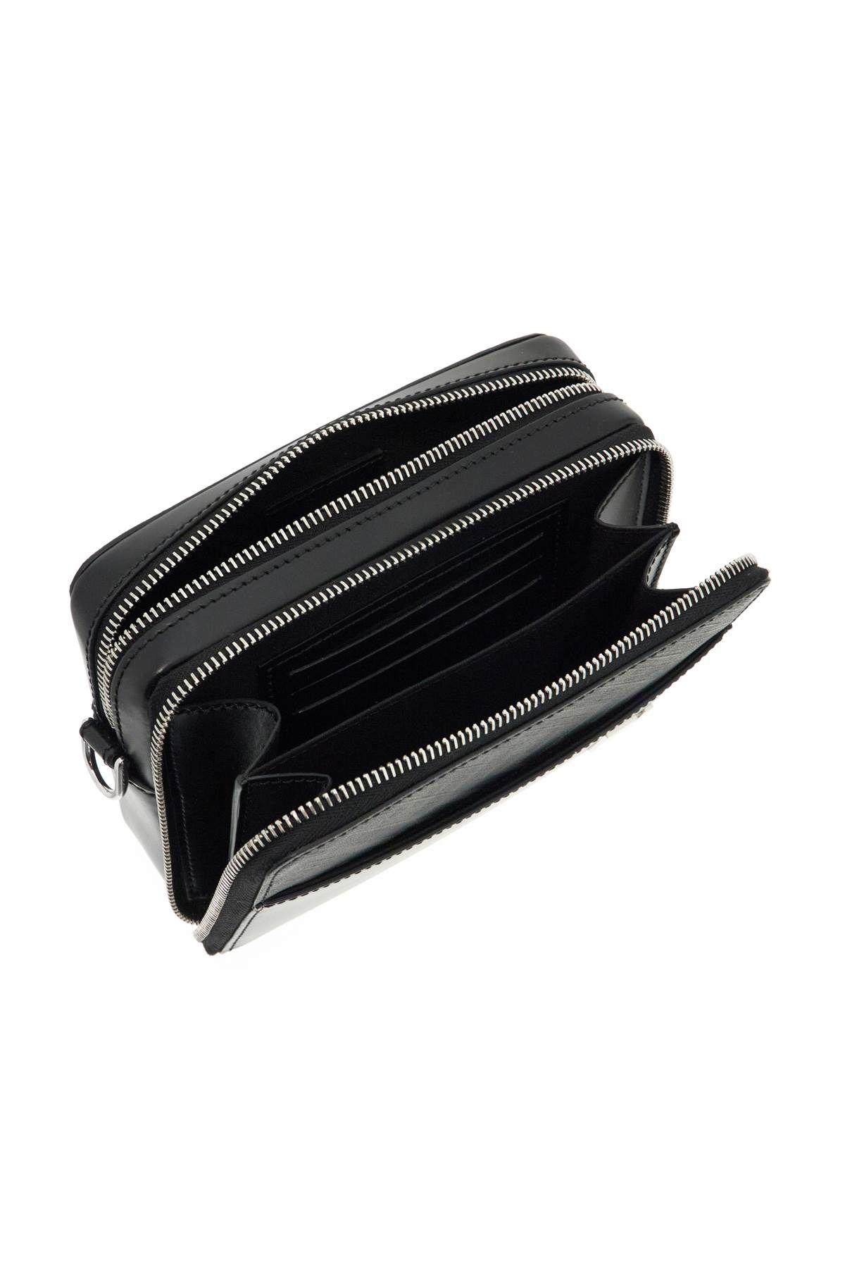 Shop Fendi Square Camera Bag Organizer For Storage In Black