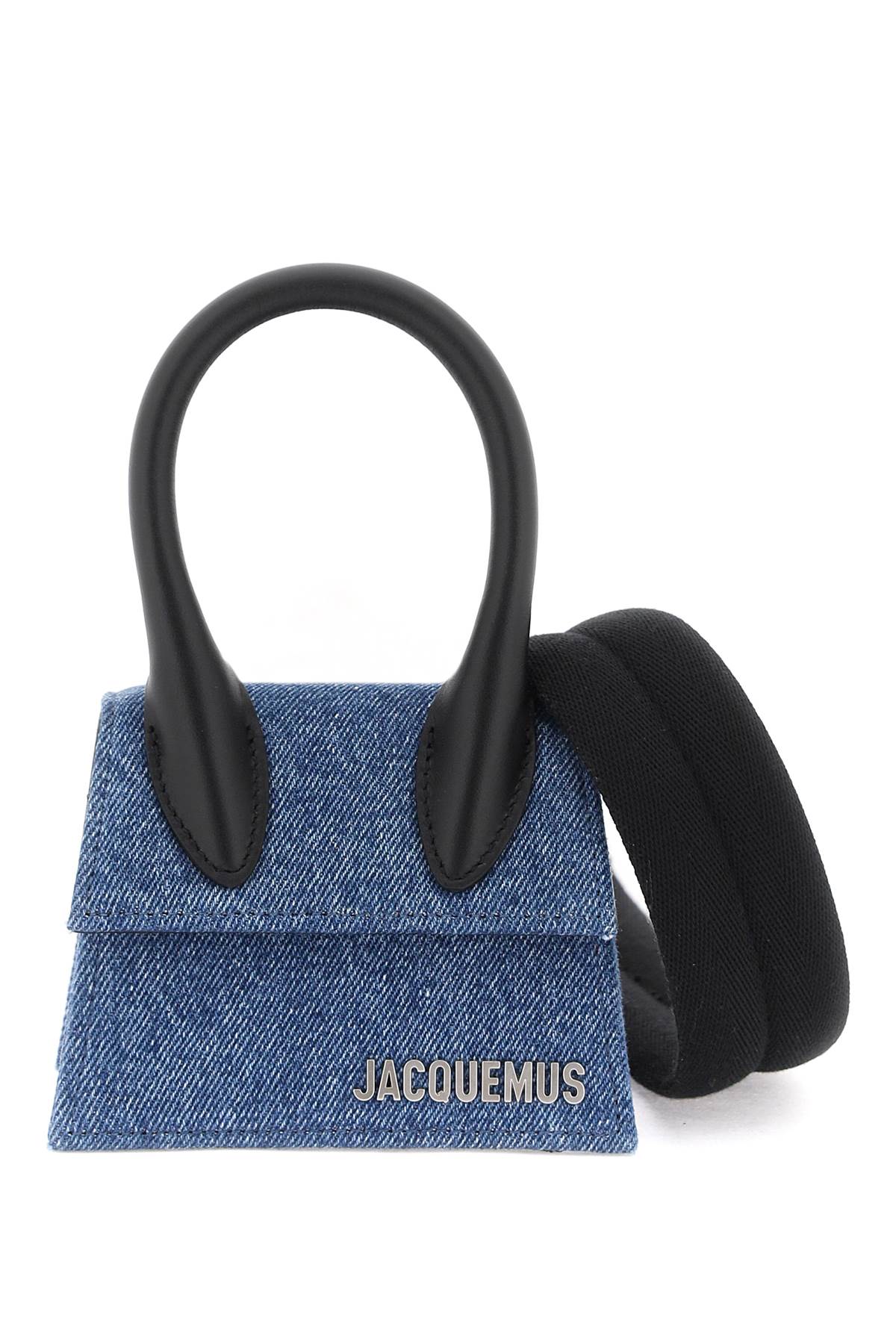 Shop Jacquemus 'le Chiquito' Mini Bag In Black,blue