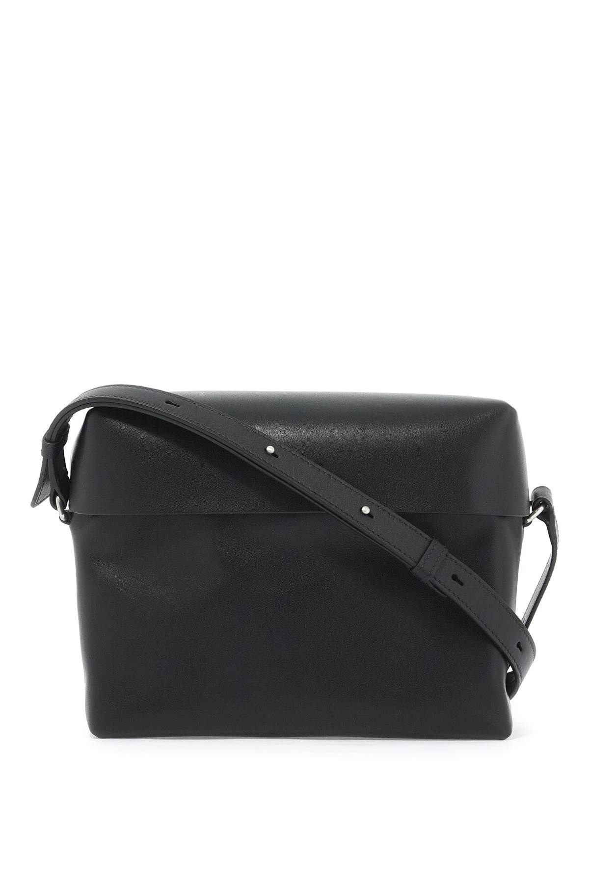 Shop Jil Sander Lid Crossbody Bag In Black