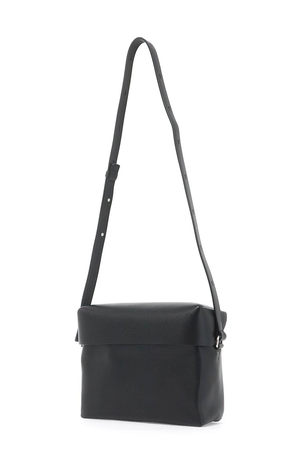 Shop Jil Sander Lid Crossbody Bag In Black