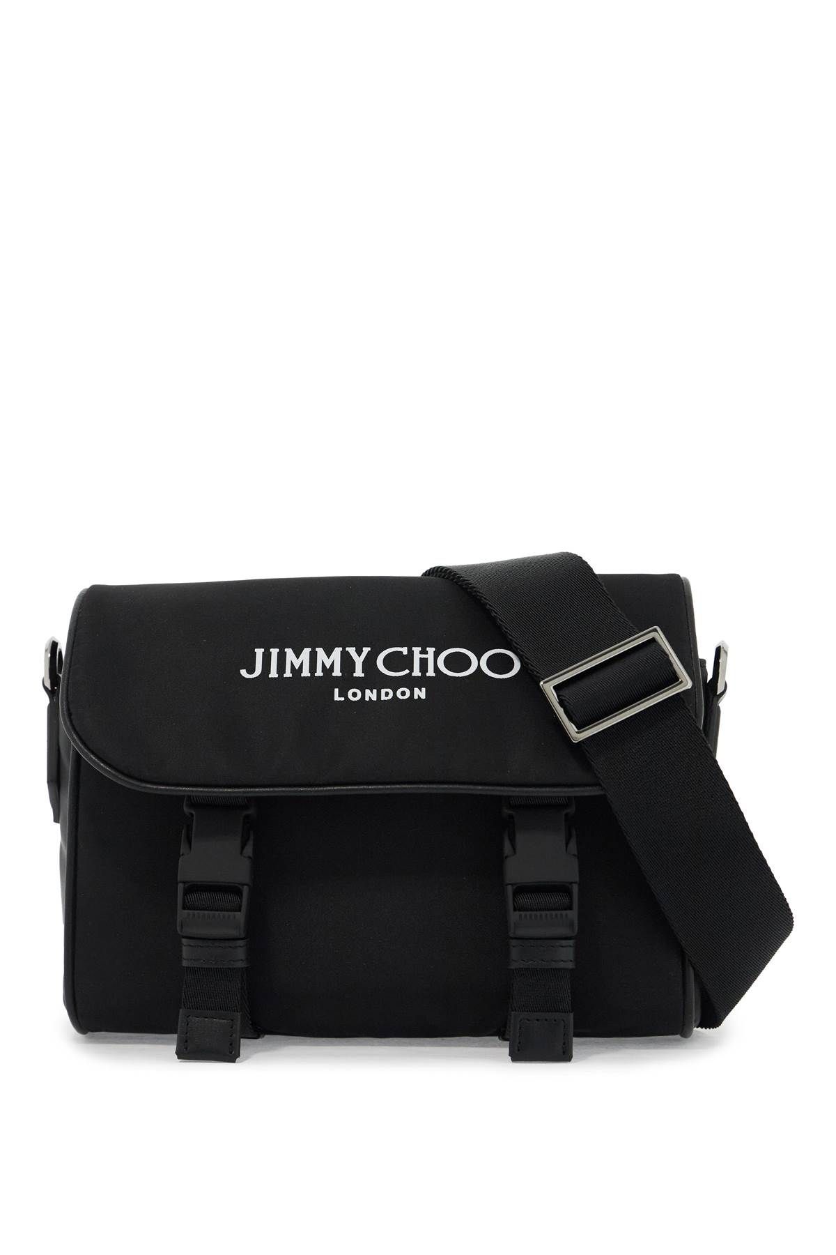 JIMMY CHOO NYLON CROSSBODY BAG ELI WITH SHOULDER 