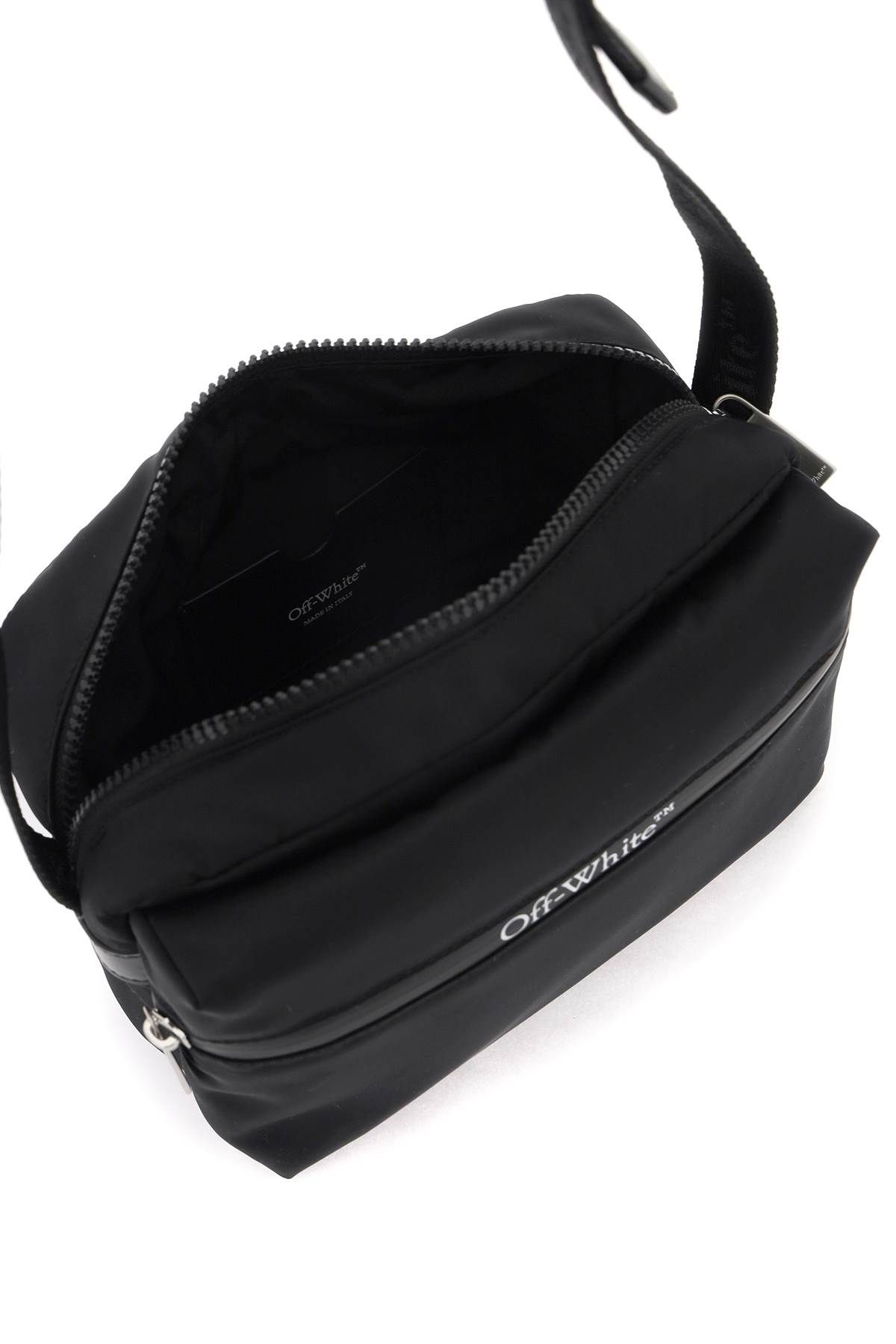 Shop Off-white Outdoor Shoulder Bag In Black