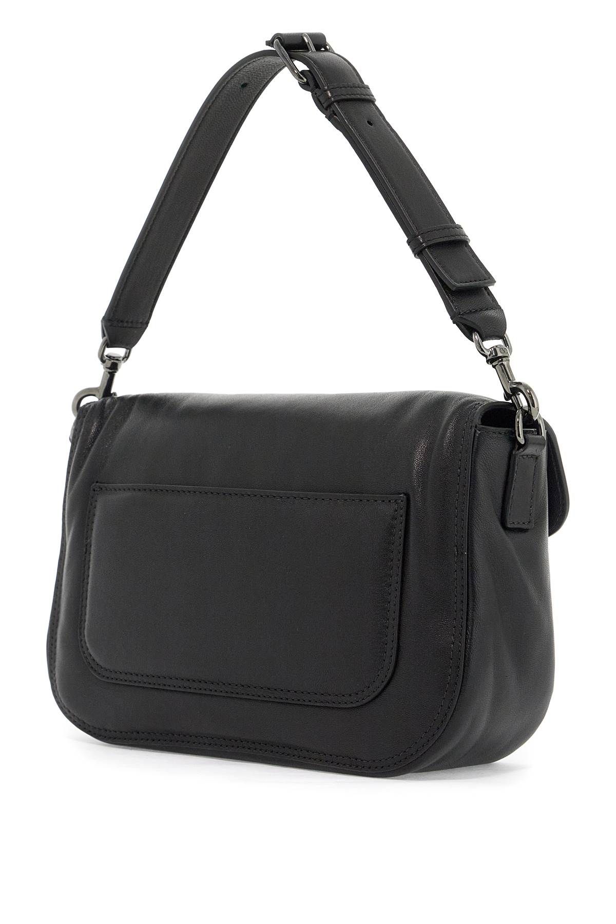 Shop Valentino Vlogo Signature Shoulder Bag In Nappa Leather In Black