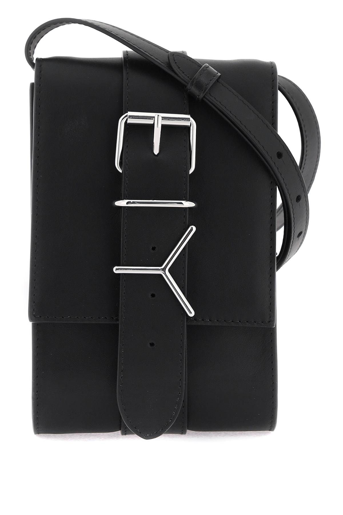 Shop Y/project Y Belt Crossbody Bag In Black