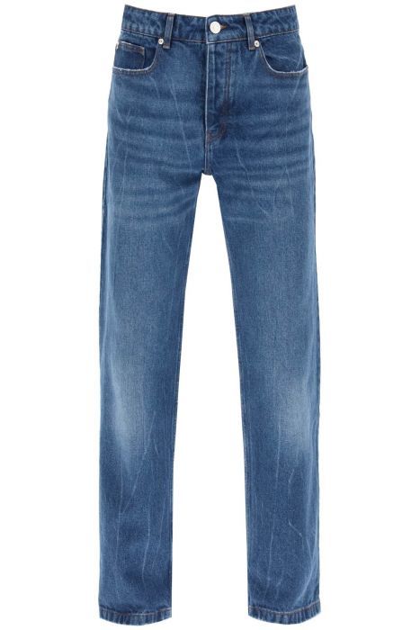 ami alexandre matiussi loose jeans with straight cut
