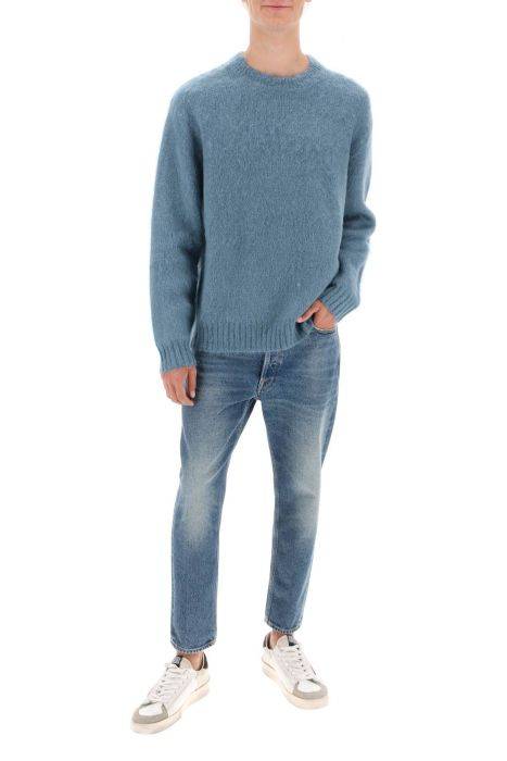 golden goose 'devis' brushed mohair and wool sweater