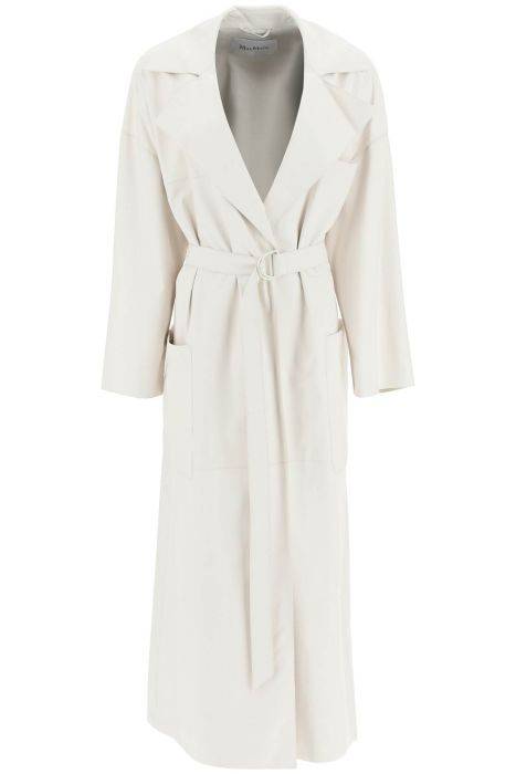 max mara 'amica' long leather trench coat