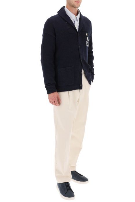 polo ralph lauren cotton and linen cardigan