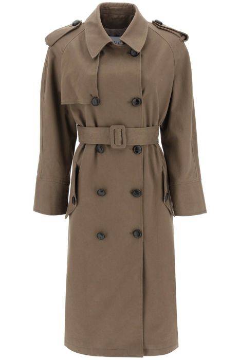 mvp wardrobe 'bigli' cotton double-breasted trench coat