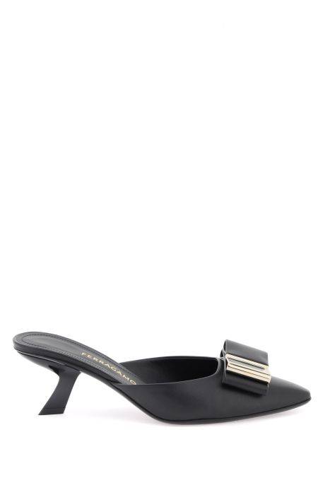 ferragamo mules with double bow