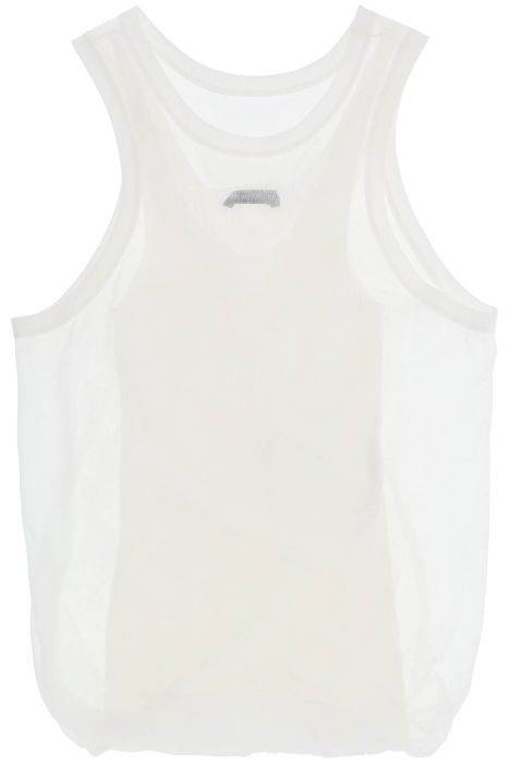 ann demeulemeester 'herlinde' double-layer tank top