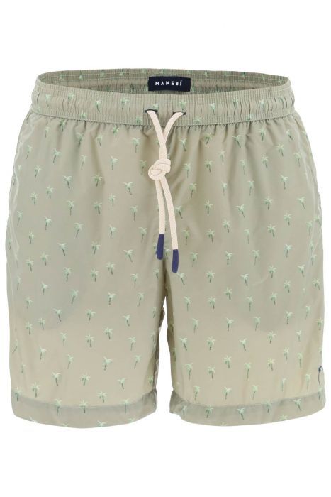 manebi printed swim trunks