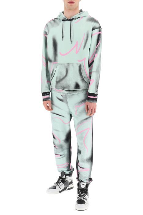 moschino joggers shadows & squiggles