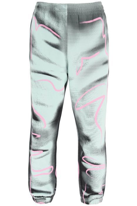 moschino shadows & squiggles jogger pants