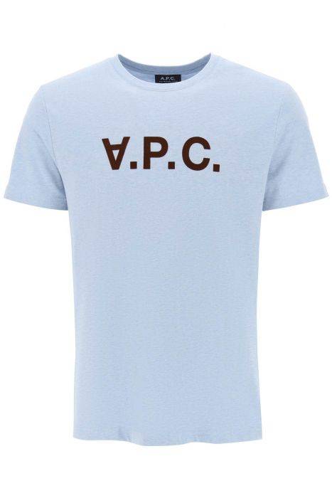 a.p.c. t-shirt logo v.p.c.