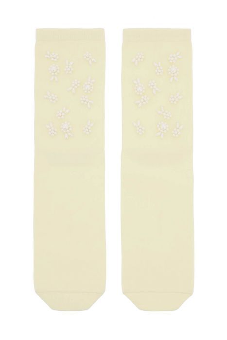 simone rocha crystals socks