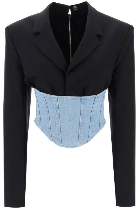 dion lee giacca corsetto