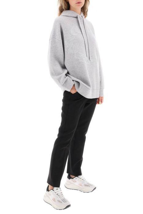 burberry 'cristiana' cashmere blend hoodie