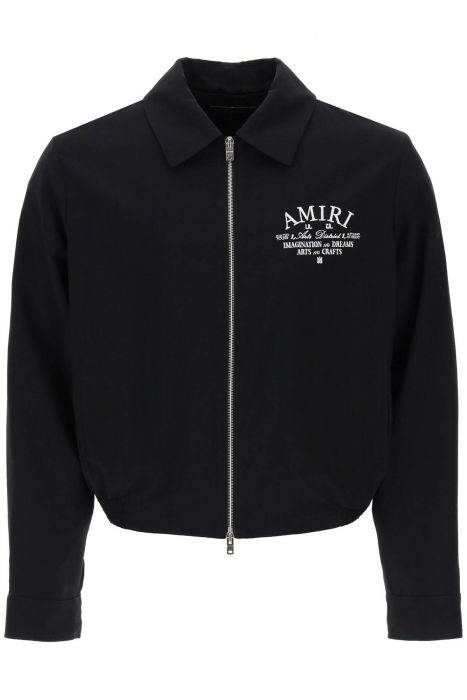 amiri blouson jacket with arts district embroidery