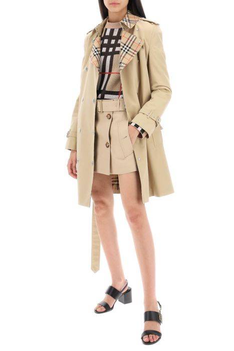 burberry montrose double-breasted trench coat