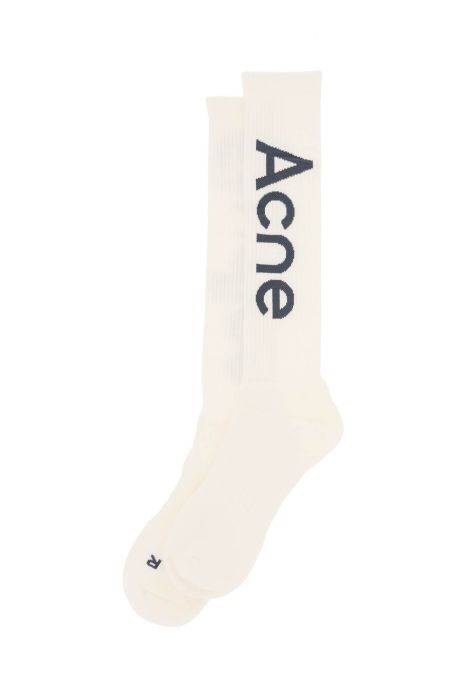 acne studios long sport socks with logo