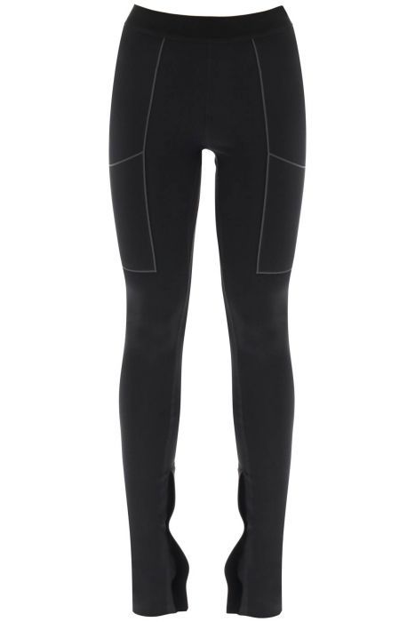 coperni zippered cuff leggings