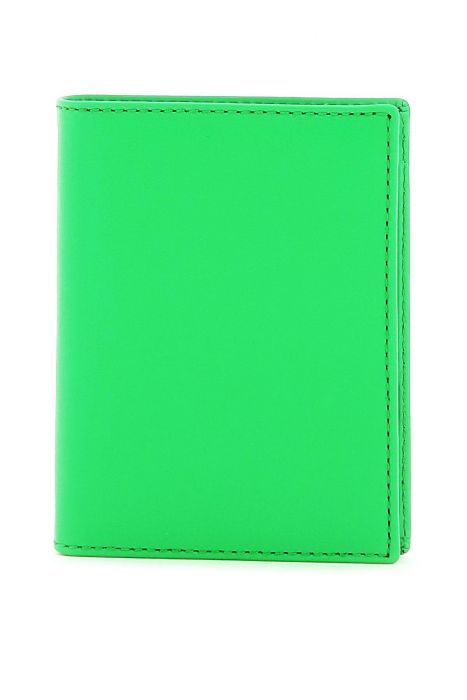 comme des garcons wallet leather small bi-fold wallet