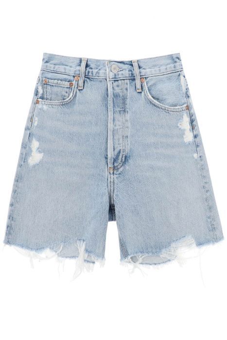 agolde stella denim shorts