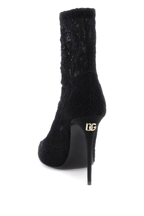dolce & gabbana cordonetto lace ankle boots