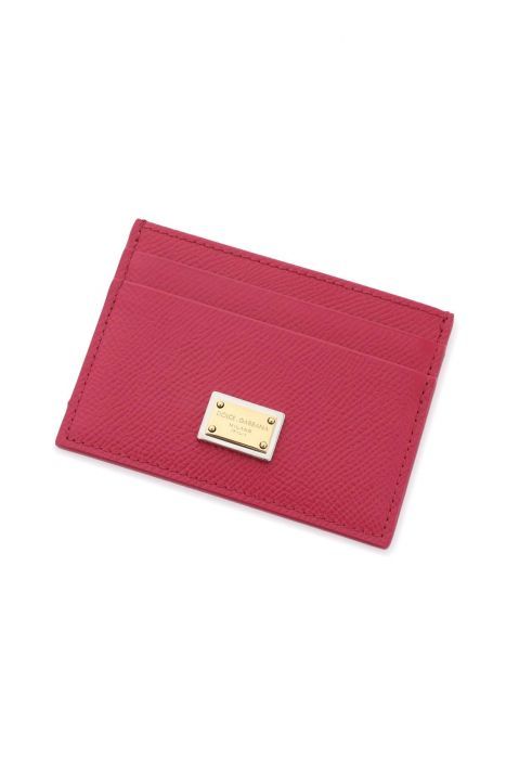 dolce & gabbana dauphine leather card holder