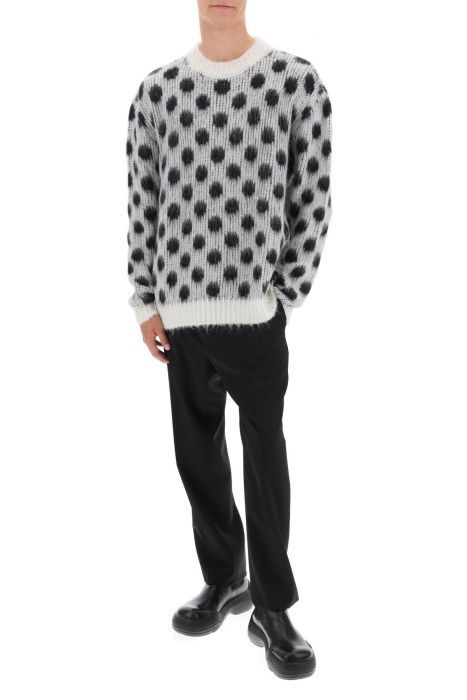 marni polka dot mohair sweater