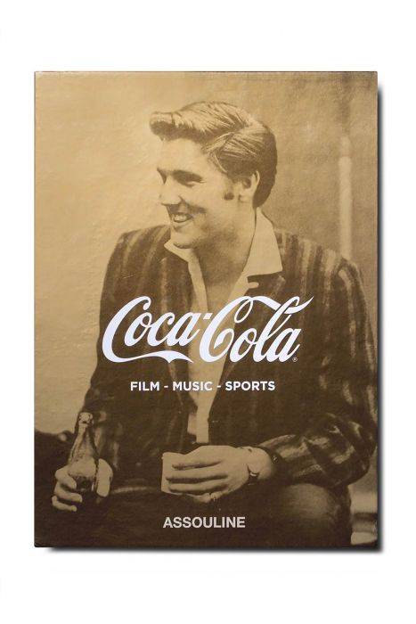 assouline coca-cola: film, music, sports - slipcase set of 3