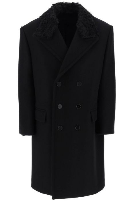 lanvin wool oversize coat