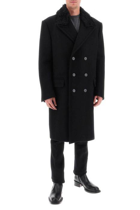 lanvin cappotto oversize in lana