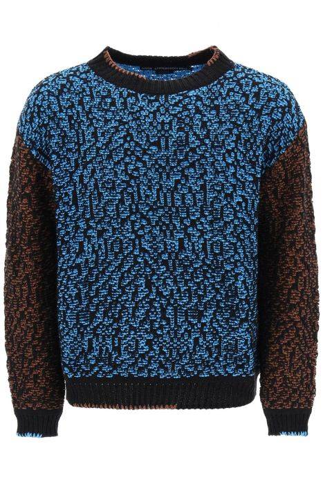 andersson bell multicolored net cotton blend sweater