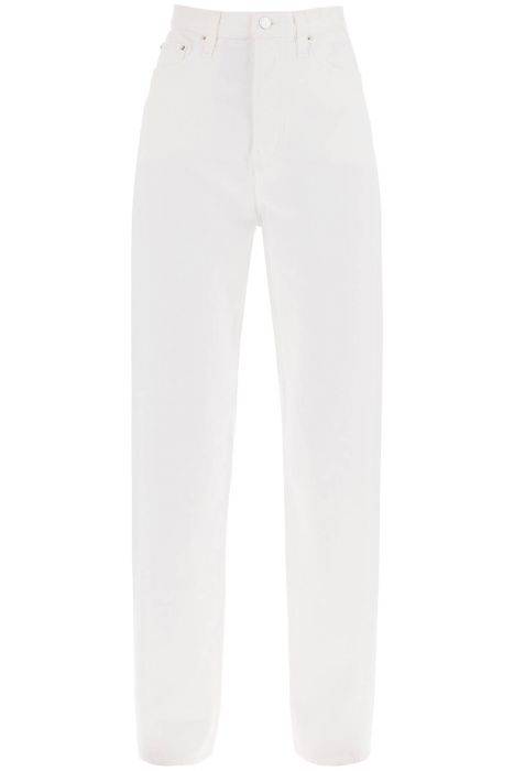 toteme twisted seam straight jeans