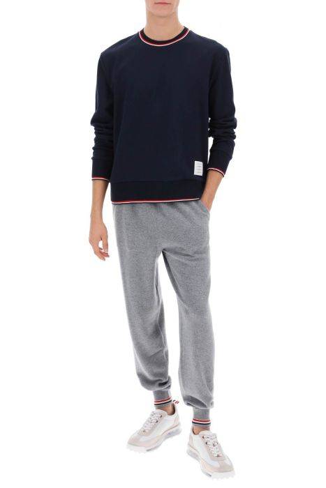 thom browne joggers in cashmere con coulisse