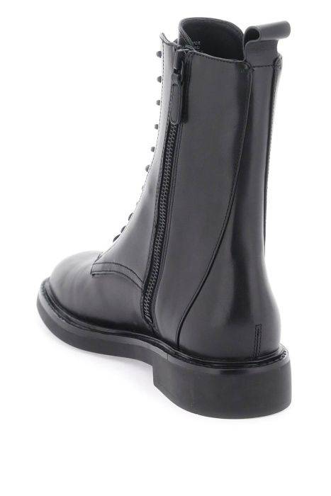tory burch double t combat boots