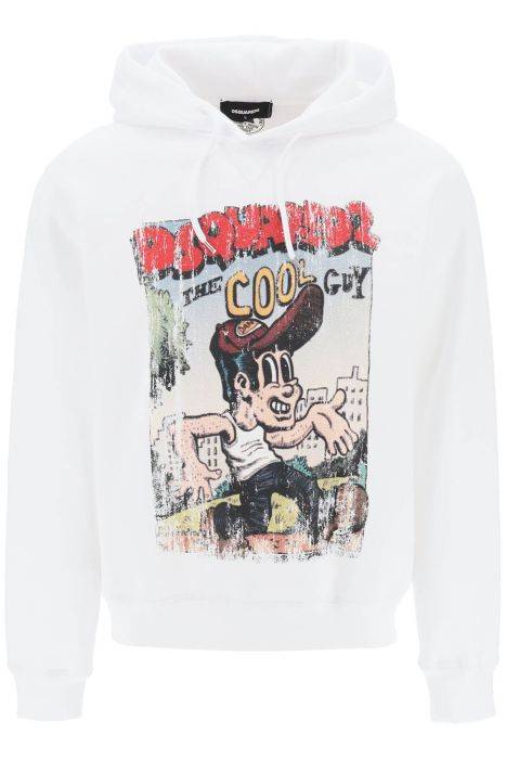 dsquared2 hoodie with graphic print