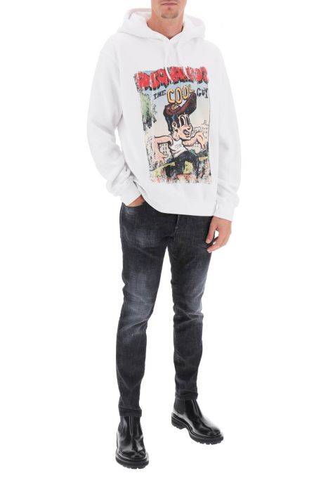 dsquared2 hoodie with graphic print