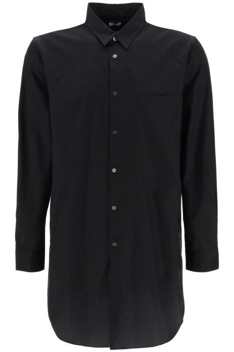 comme des garcons homme plus maxi camicia in popeline