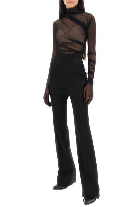 ann demeulemeester xenia stretch-tulle maxi top