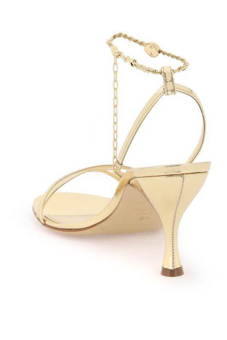 ferragamo sandals with chain