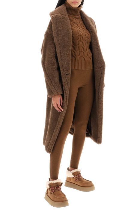 max mara 'alare' wool and cashmere knitted leggings