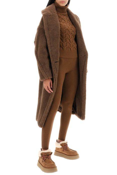 max mara leggings in maglia di lana e cashmere 'alare'