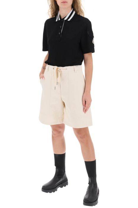 moncler cotton drill shorts